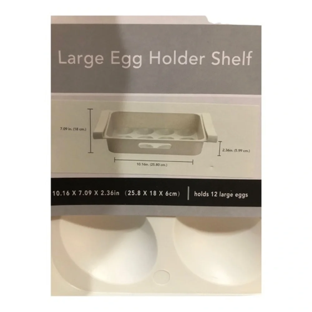 2pack refrigerator‎ fridge large egg holder shelves new